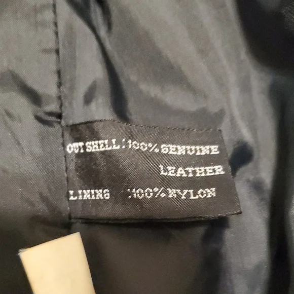 Pelle Black 100% Genuine Leather Trench Coat - Picture 4 of 10